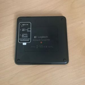 Logitech Touchpad T650 Wireless Rechargeable Touchpad open box. Never Used.